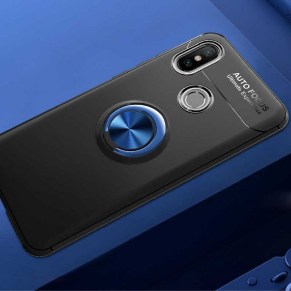 Xiaomi Mi 8 SE Kılıf Yüzüklü Kamera Korumalı Range Silikon Kılıf - Resim 5