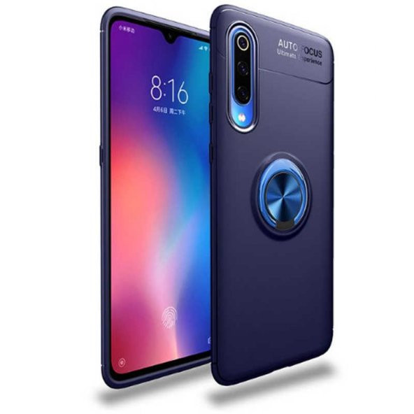 Xiaomi Mi 9 Lite Kılıf Yüzüklü Kamera Korumalı Range Silikon Kılıf - 3