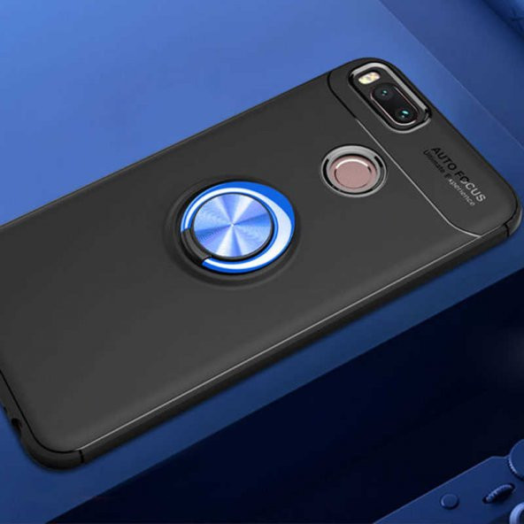 Xiaomi Mi 5X Kılıf Yüzüklü Kamera Korumalı Range Silikon Kılıf - 5