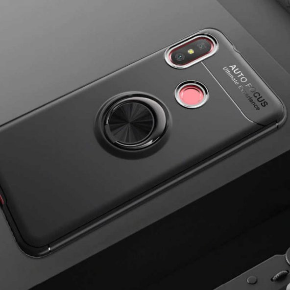 Xiaomi Mi A2 Lite Kılıf Yüzüklü Kamera Korumalı Range Silikon Kılıf - 1