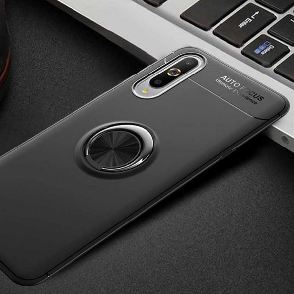 Xiaomi Mi A3 Kılıf Yüzüklü Kamera Korumalı Range Silikon Kılıf