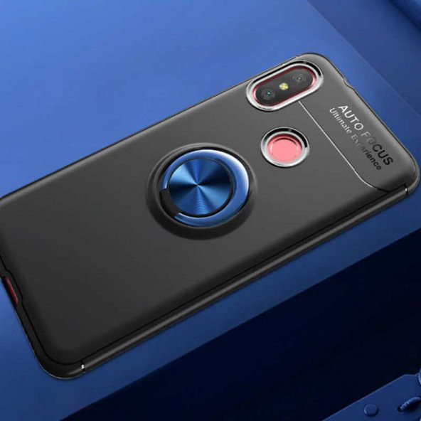 Xiaomi Mi A2 Lite Kılıf Yüzüklü Kamera Korumalı Range Silikon Kılıf - 5