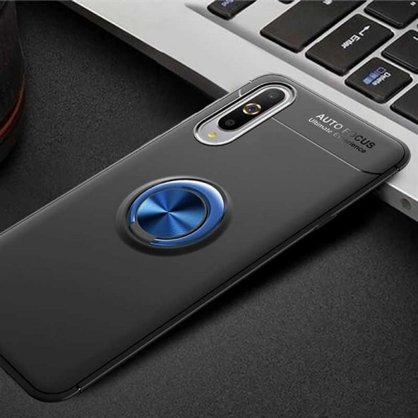 Xiaomi Mi A3 Kılıf Yüzüklü Kamera Korumalı Range Silikon Kılıf - Resim 5