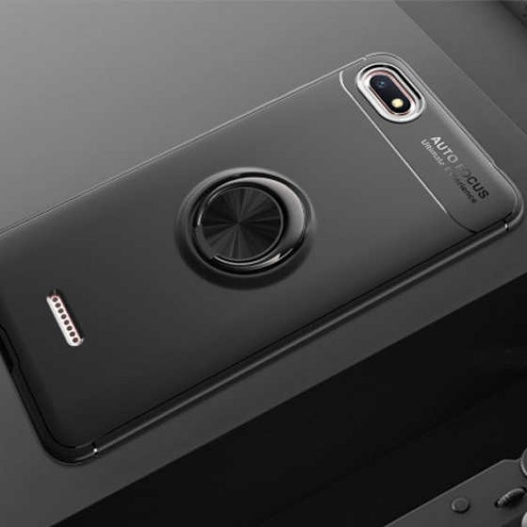 Xiaomi Redmi 6A Kılıf Yüzüklü Kamera Korumalı Range Silikon Kılıf ürün görseli