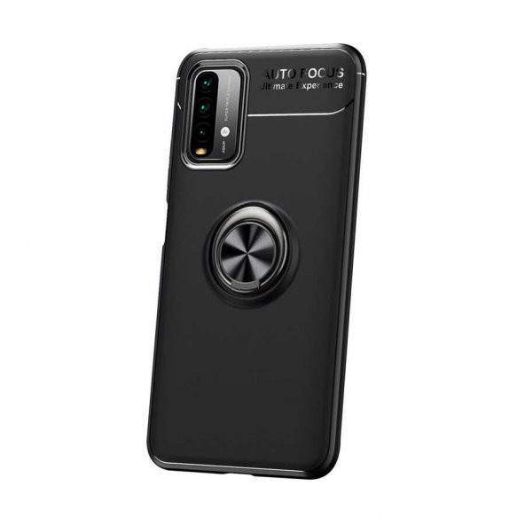 Xiaomi Redmi 9T Kılıf Yüzüklü Kamera Korumalı Range Silikon Kılıf - 1