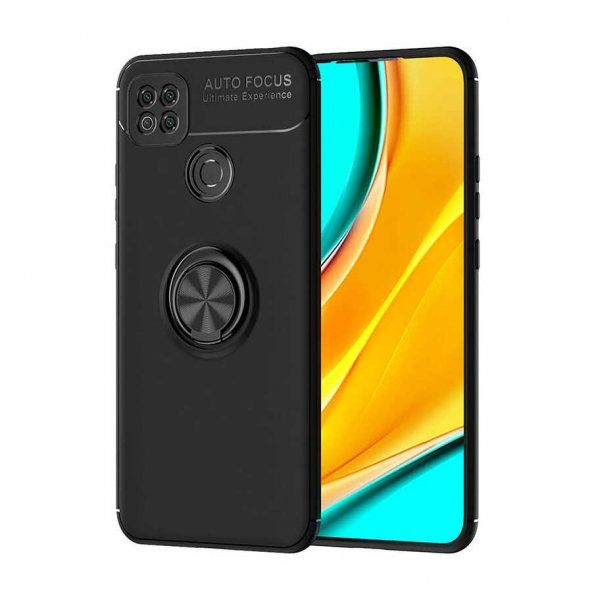 Xiaomi Redmi 9C Kılıf Yüzüklü Kamera Korumalı Range Silikon Kılıf - 1