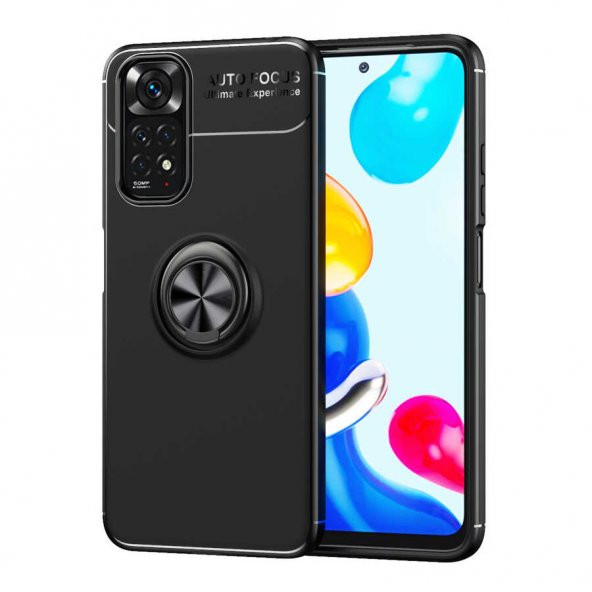 Xiaomi Redmi Note 11S Global Kılıf Yüzüklü Kamera Korumalı Range Silikon Kılıf