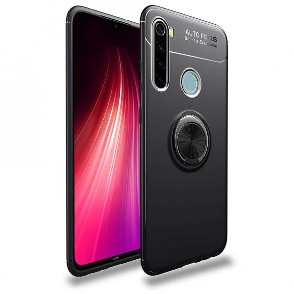 Xiaomi Redmi Note 8 Kılıf Yüzüklü Kamera Korumalı Range Silikon Kılıf