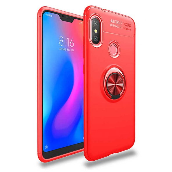 Xiaomi Redmi Note 6 Pro Kılıf Yüzüklü Kamera Korumalı Range Silikon Kılıf - 2