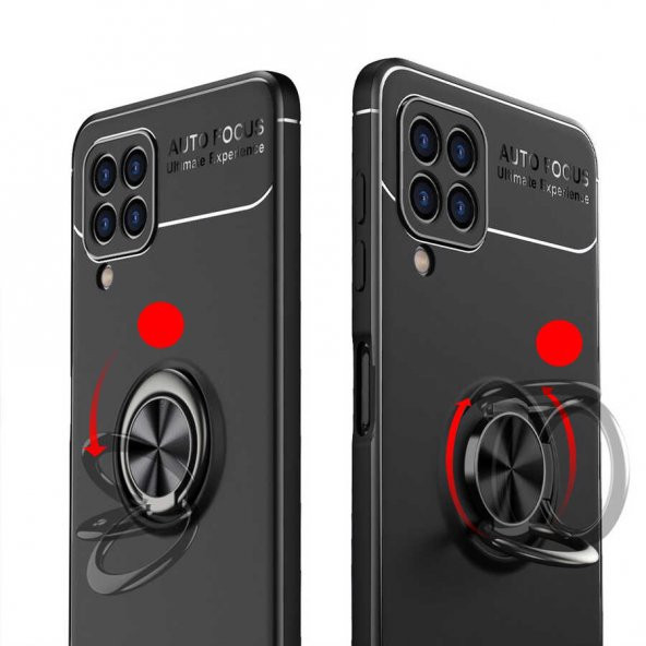 Xiaomi Redmi 8A Kılıf Yüzüklü Kamera Korumalı Range Silikon Kılıf - 6