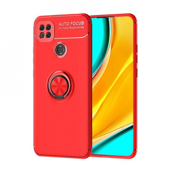Xiaomi Redmi 9C Kılıf Yüzüklü Kamera Korumalı Range Silikon Kılıf - 2