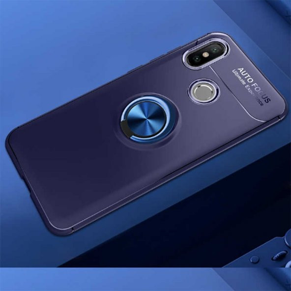 Xiaomi Redmi Note 7 Kılıf Yüzüklü Kamera Korumalı Range Silikon Kılıf - 3