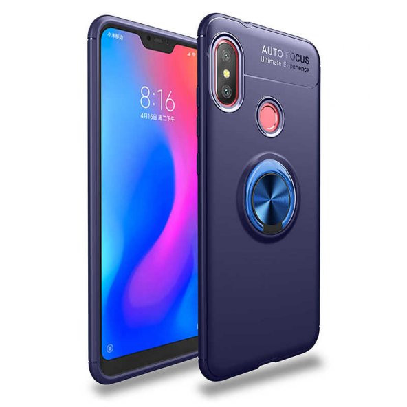 Xiaomi Redmi Note 6 Pro Kılıf Yüzüklü Kamera Korumalı Range Silikon Kılıf - 3
