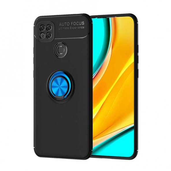 Xiaomi Redmi 9C Kılıf Yüzüklü Kamera Korumalı Range Silikon Kılıf - 5