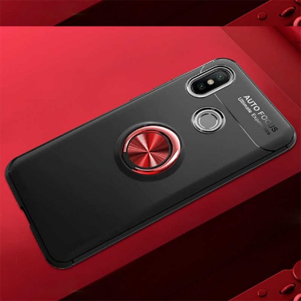 Xiaomi Redmi Note 7 Kılıf Yüzüklü Kamera Korumalı Range Silikon Kılıf - 4