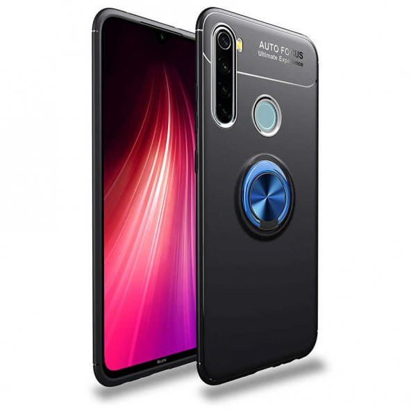 Xiaomi Redmi Note 8 Kılıf Yüzüklü Kamera Korumalı Range Silikon Kılıf - Resim 5
