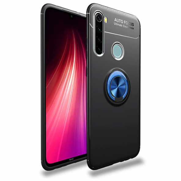 Xiaomi Redmi Note 8T Kılıf Yüzüklü Kamera Korumalı Range Silikon Kılıf - 5