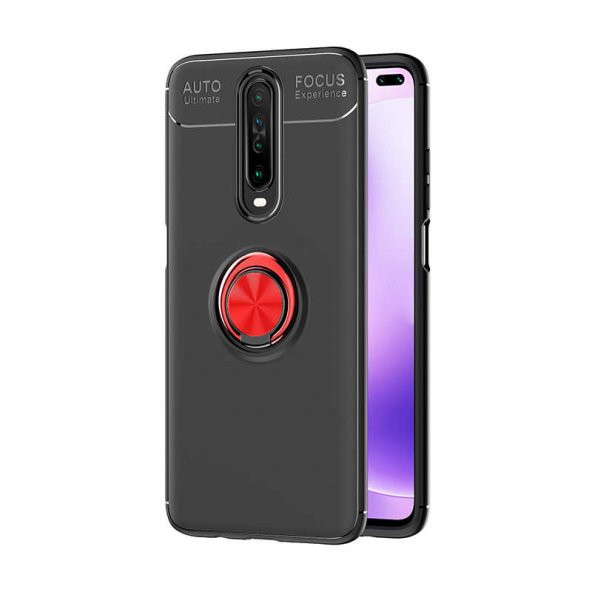 Xiaomi Redmi K30 Kılıf Yüzüklü Kamera Korumalı Range Silikon Kılıf - 4