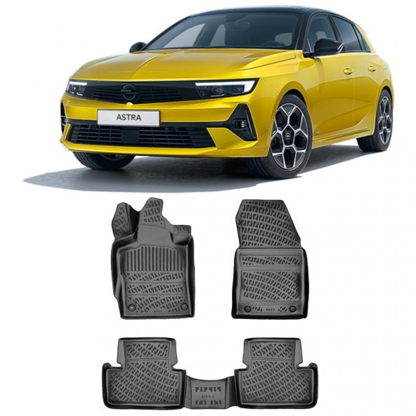 Bod Opel Astra L 3D Havuzlu Paspas 2022-Sonrası