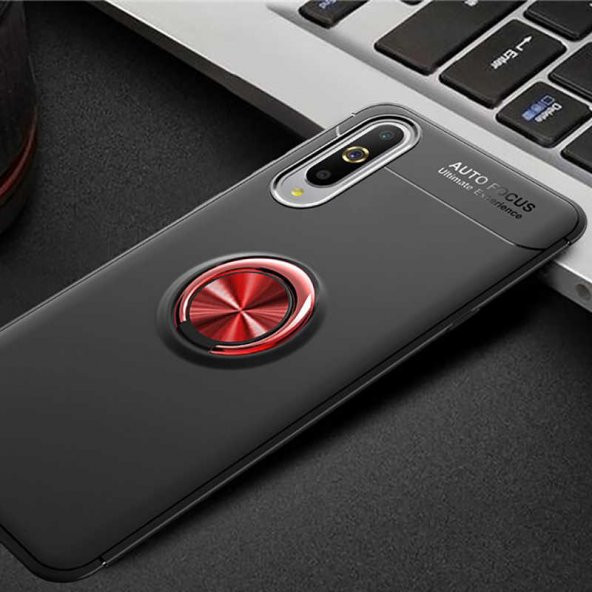 Xiaomi Mi A3 Kılıf Yüzüklü Kamera Korumalı Range Silikon Kılıf - 4