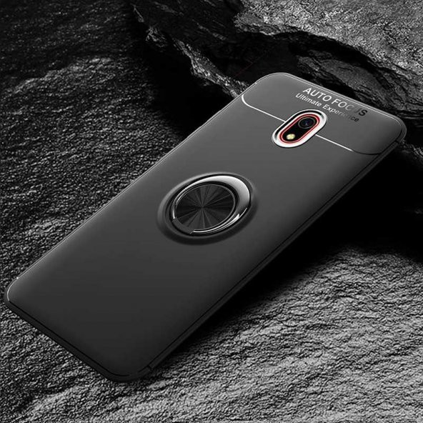 Xiaomi Redmi 8A Kılıf Yüzüklü Kamera Korumalı Range Silikon Kılıf