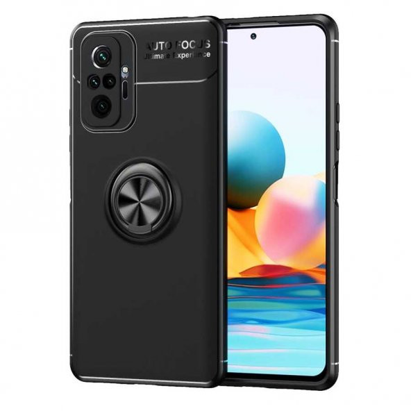 Xiaomi Redmi Note 10 Pro Kılıf Yüzüklü Kamera Korumalı Range Silikon Kılıf