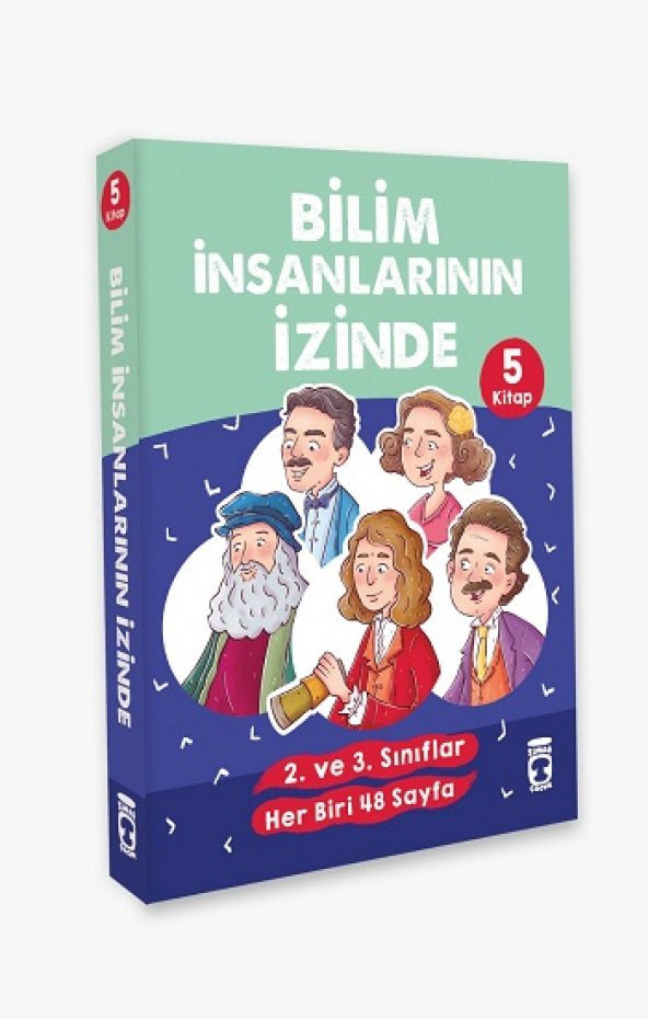 Bilim İnsanlarının İzinde Set (5 Kitap) Timaş Çocuk Mustafa Orakçı Nisan 2023 Türkçe Ciltsiz