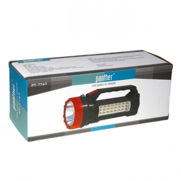 Panther USB Şarjlı Spot El Feneri PT-7747 - 3