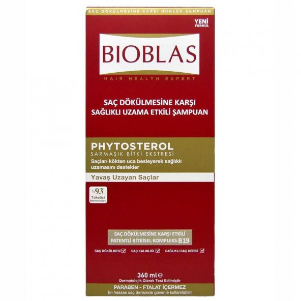 Bioblas Saç Dökülmesine Karşı Sarmaşık Bitki Özü Şampuan 360 ml