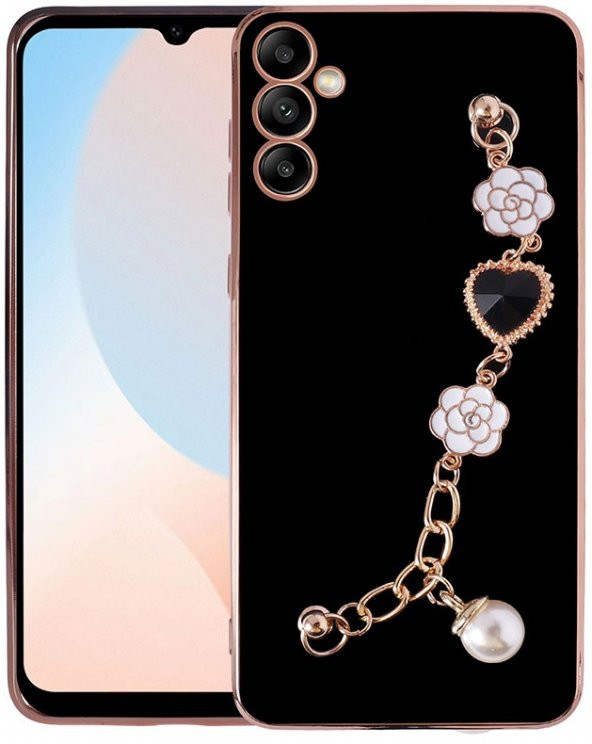 Samsung Galaxy A24 Kılıf El Tutamaçlı Kamera Korumalı Taka Silikon Kapak - 4