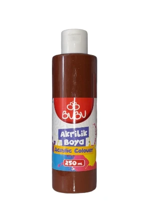 BU-BU AKRİLİK BOYA 250 GR. KAHVERENGİ ürün görseli