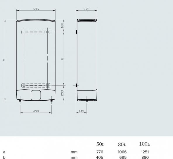 Ariston Velis (Montaj Hariç) EVO EU 50 LT Termosifon - 5