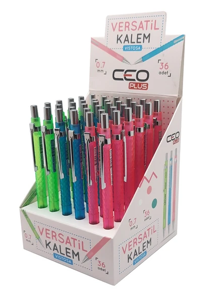 Ceo Versatil Kalem Tırtıklı Fosforlu 0,7mm - 1