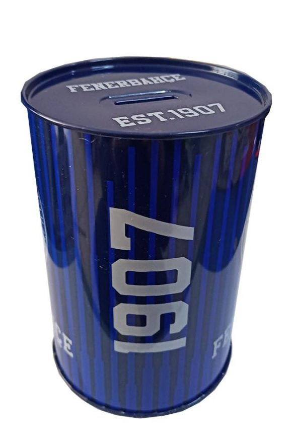 Fenerbahçe Metal Kumbara Orta Boy Orjinal Lisanslı 1 Adet FB Kumbara Taraftar Kumbara Sarı Kanarya 11x15.5 cm - 2