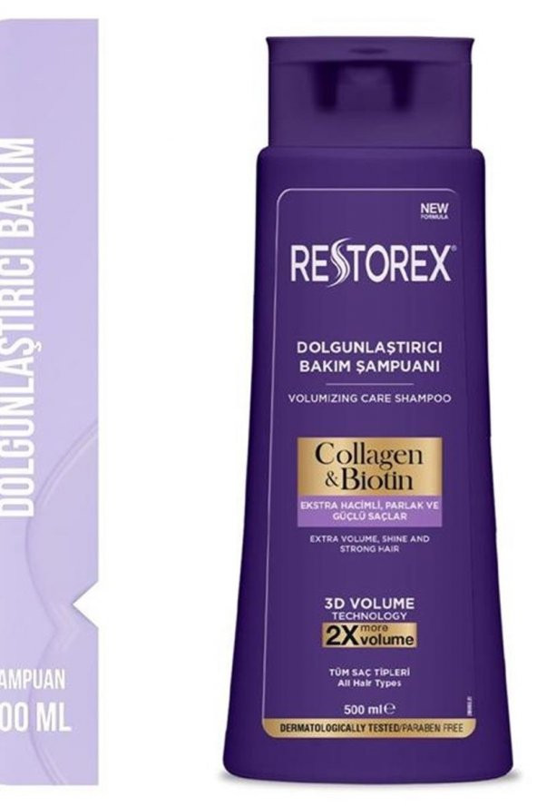 Restorex Dolgunlaştırıcı Bakım Şampuanı 500 ml