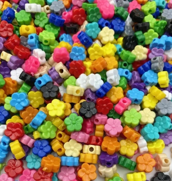 Boncuk Çiçek Dar Delikli 1kg