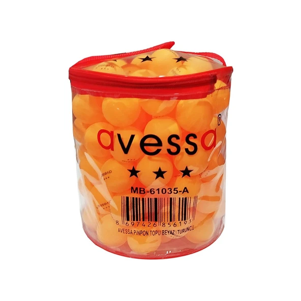 Masa Tenisi Topu 100lü Avessa Turuncu ürün görseli 1