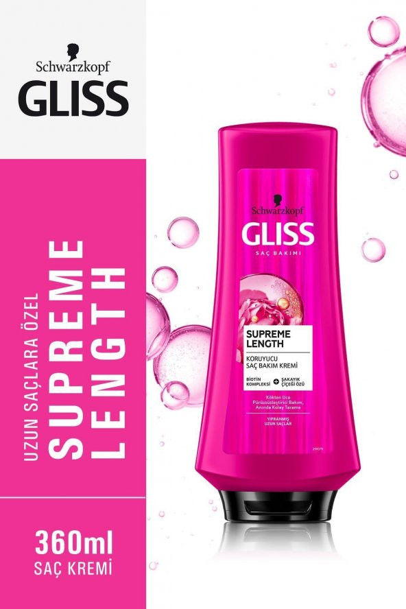 Supreme Lenght Uzun Saçlara Özel Saç Kremi 360 ml