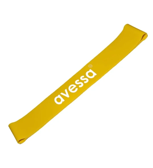 Egzersiz Bandı Latex Avessa Hafif Sertlik Sarı - Resim 1