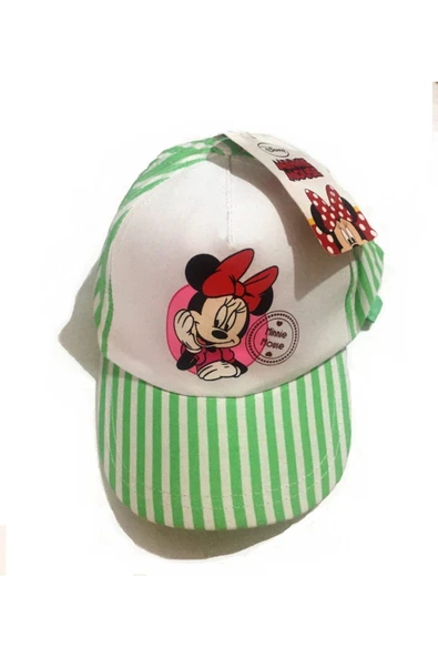 ABOOWE Lisanslı Minnie Mouse Kız Çocuk Kep Şapka - 2