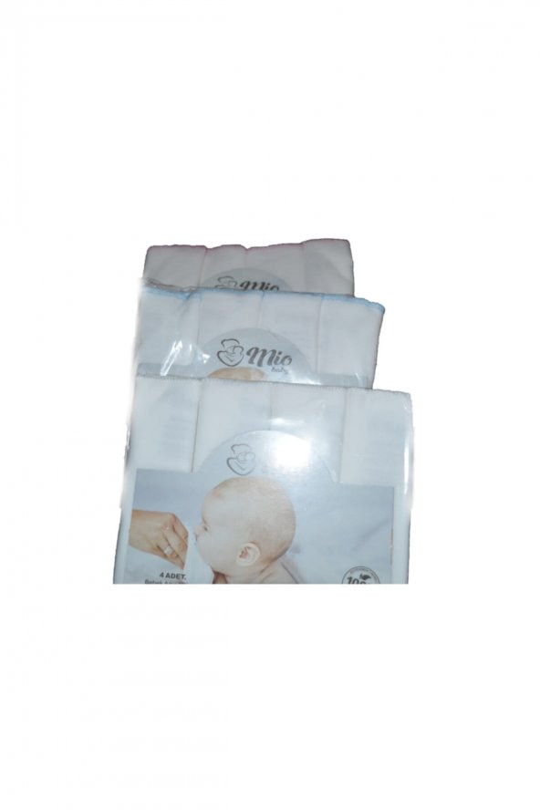 Bebek Ağız Mendili 100 Organik 4lü Paket (Pembe) - 5
