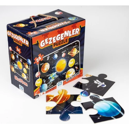 Puzzle 24 Parça 50*70cm Gezegenler