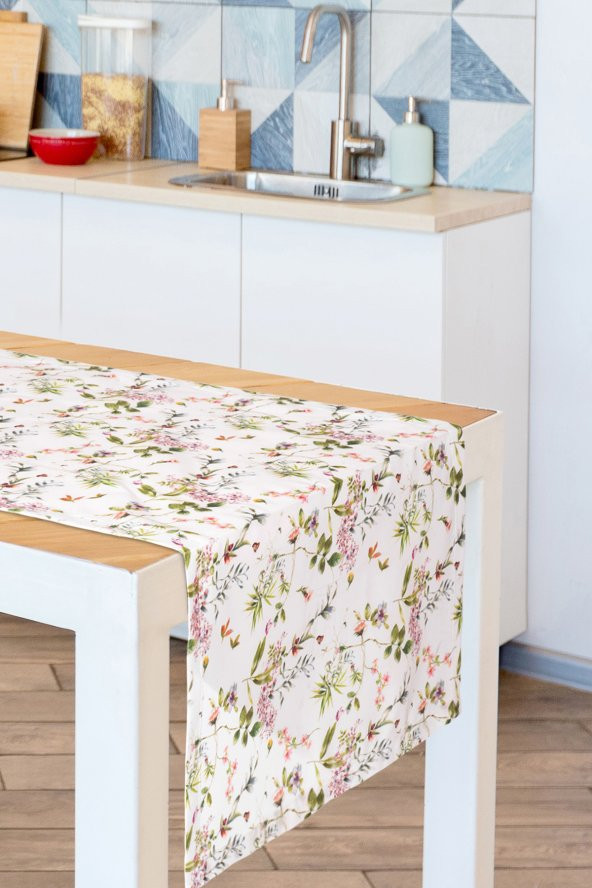 Flowers Saten Runner - 3