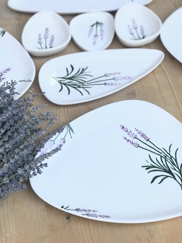 Lavanta Kahvaltı Takımı 6 Kişilik 15 Parça - 2