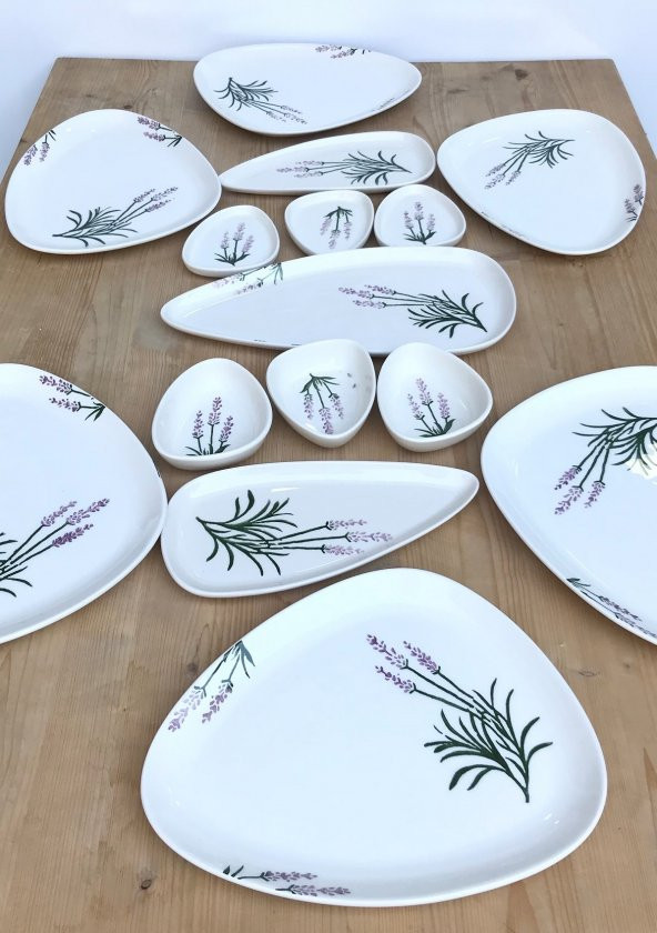 Lavanta Kahvaltı Takımı 6 Kişilik 15 Parça - 3