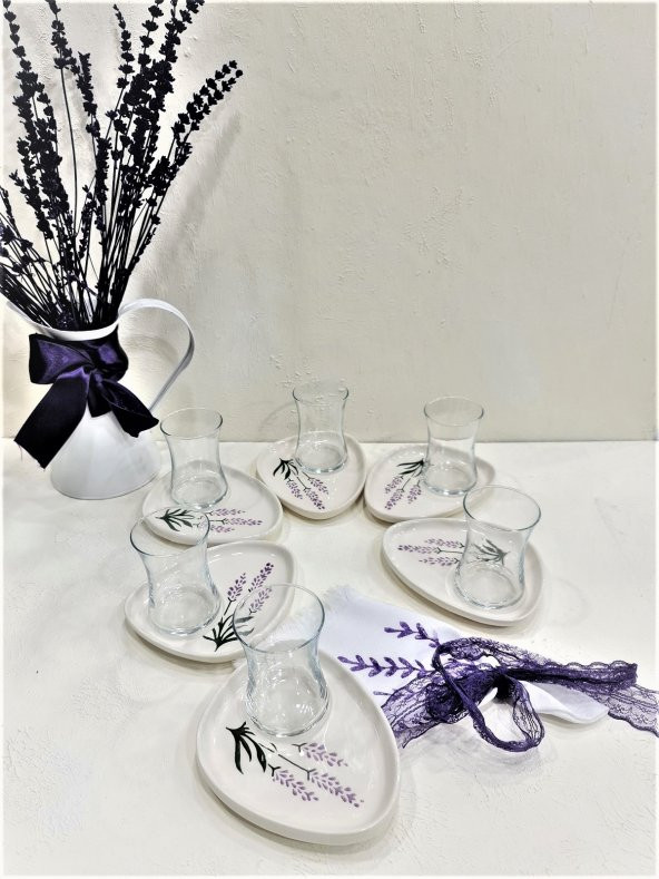 Lavanta Çay Takımı 6 Kişilik 12 Parça - 3