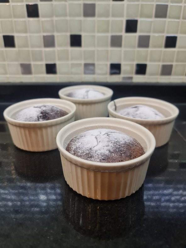 Porselen Lüx Sufle ve Kek Fırın Kabı Kasesi 4 lü - 3