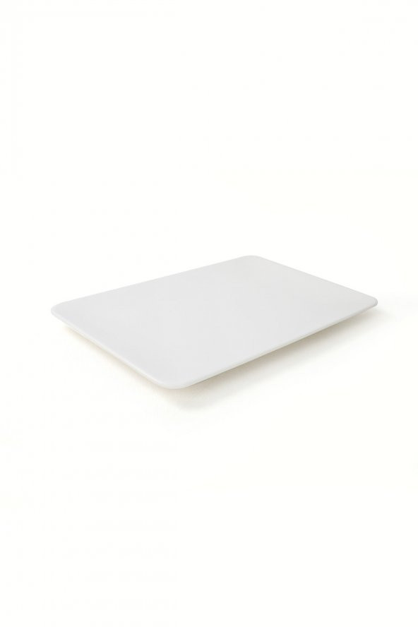 Mat Beyaz Kayık Tabak 33x21 Cm 2 Adet - 4