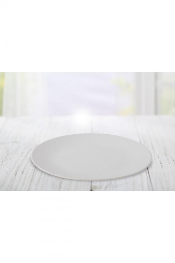 Tabak Ege Servıs 26 Cm Transparan Beyaz 021 A - 2