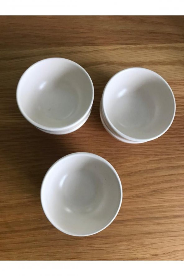 8 Cm Çerezlik Beyaz Mat 6 Adet - 3